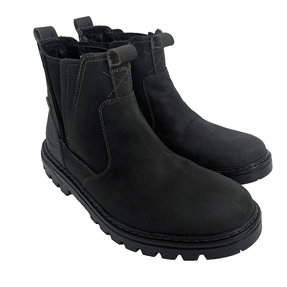 Rockport Men's Weather or Not Waterproof Chelsea Boots - Size 7.5 Black Leather